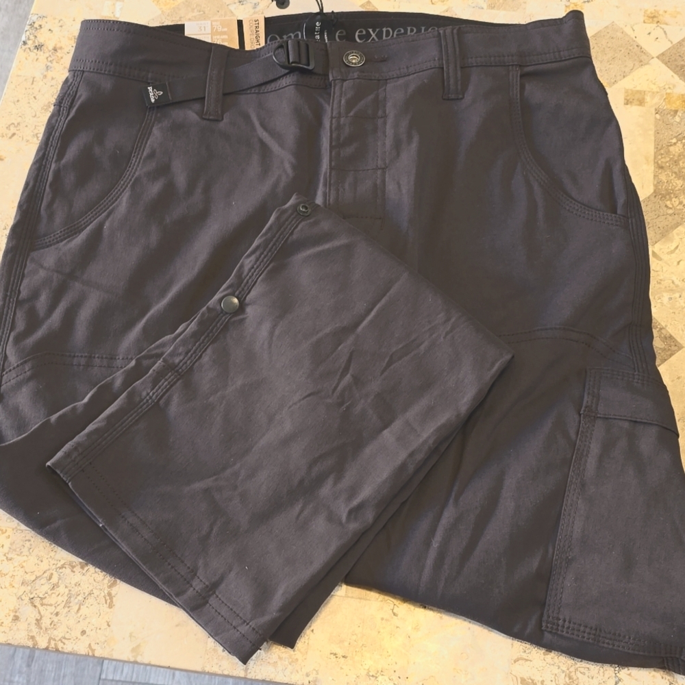 Men's Prana grey hiking pants sz 31x30